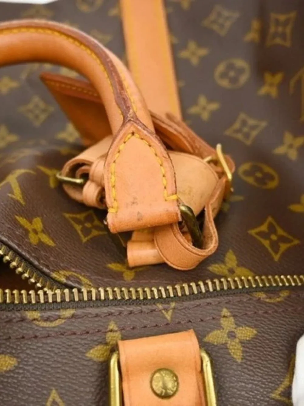 BUYIT03 Louis Vuitton Monogram Keepall 60 Duffle Handbag M41422 FC892 BQ00238